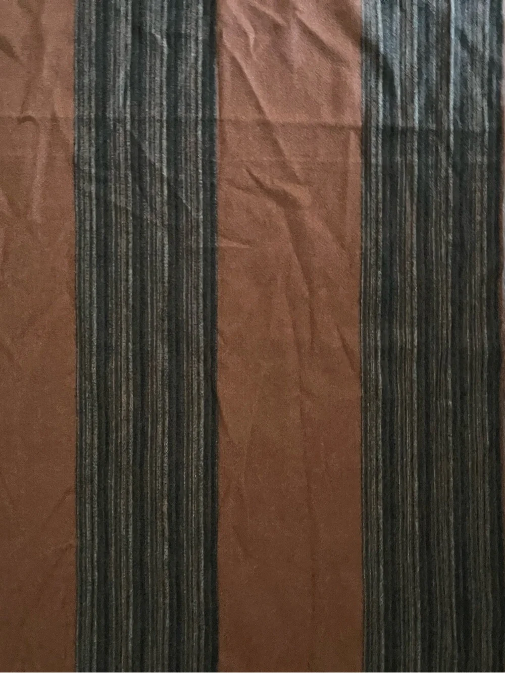 Brown & Rust Woven Fringe Scarf